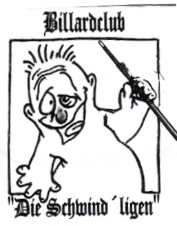 so sehen wir nach dem Billard aus